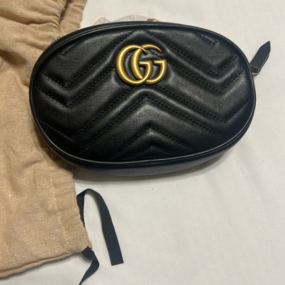 Black Quilted Leather Bag